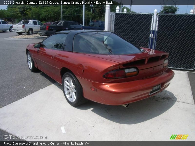  2002 Camaro Z28 SS Coupe Sunset Orange Metallic