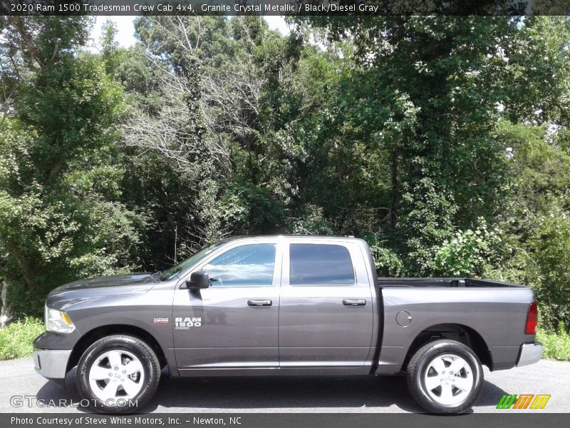 Granite Crystal Metallic / Black/Diesel Gray 2020 Ram 1500 Tradesman Crew Cab 4x4