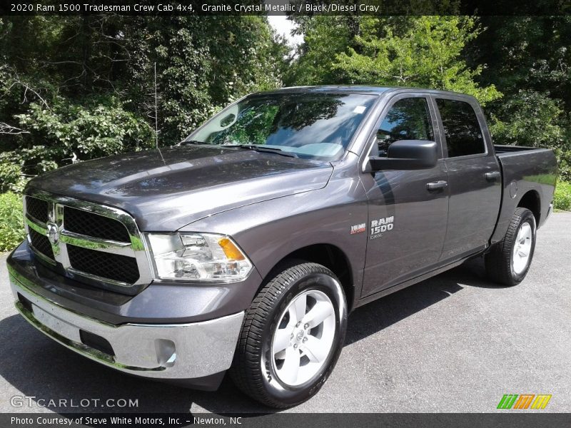 Granite Crystal Metallic / Black/Diesel Gray 2020 Ram 1500 Tradesman Crew Cab 4x4