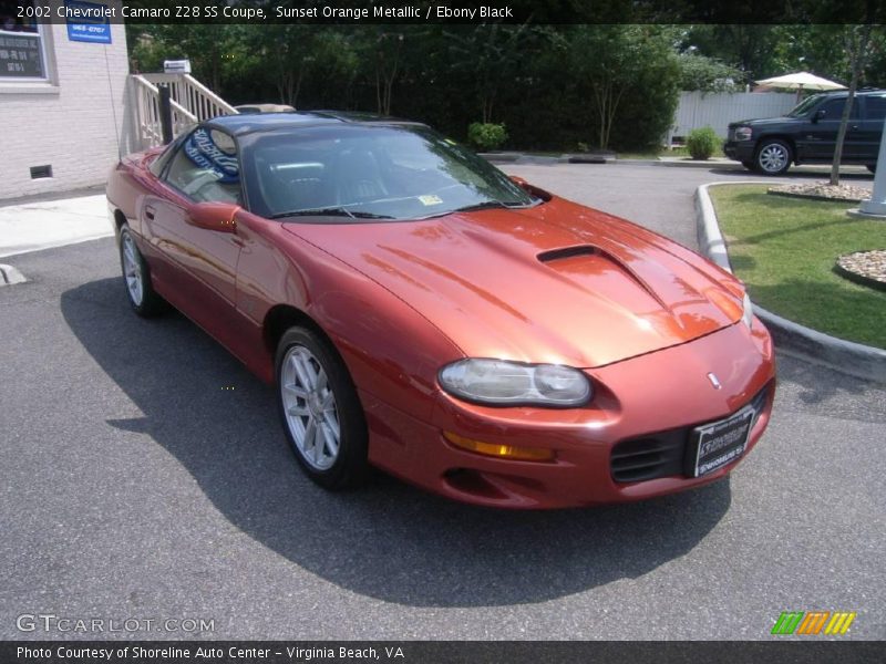 Front 3/4 View of 2002 Camaro Z28 SS Coupe