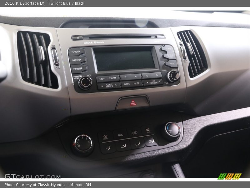 Twilight Blue / Black 2016 Kia Sportage LX