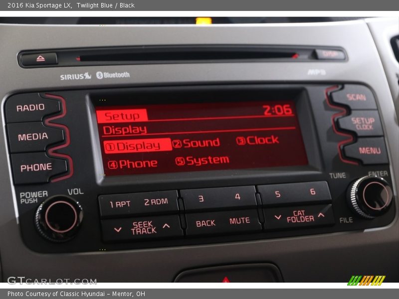 Controls of 2016 Sportage LX