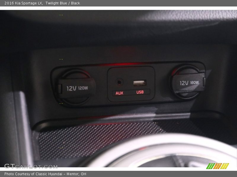 Twilight Blue / Black 2016 Kia Sportage LX