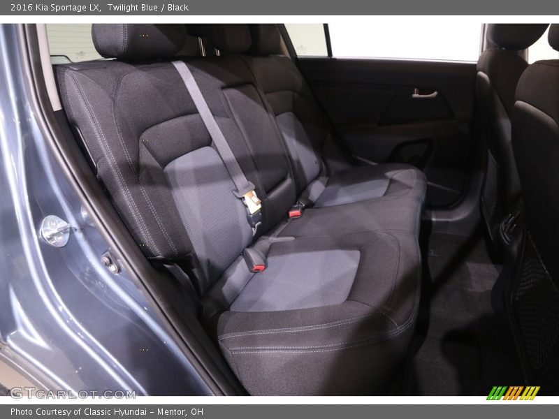Rear Seat of 2016 Sportage LX
