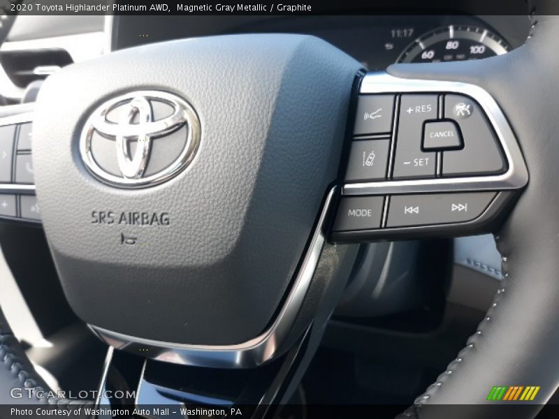 Magnetic Gray Metallic / Graphite 2020 Toyota Highlander Platinum AWD