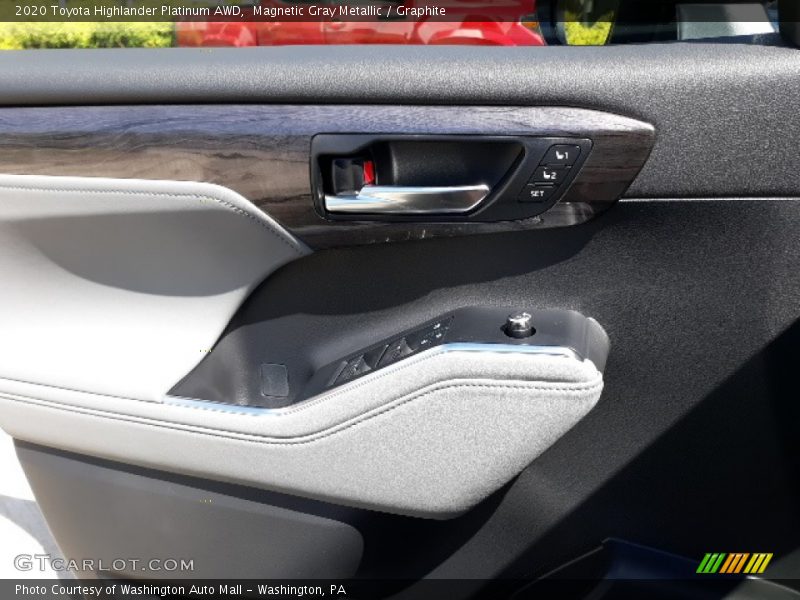 Magnetic Gray Metallic / Graphite 2020 Toyota Highlander Platinum AWD