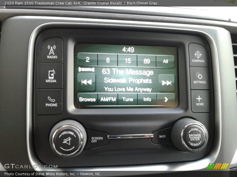 Granite Crystal Metallic / Black/Diesel Gray 2020 Ram 1500 Tradesman Crew Cab 4x4