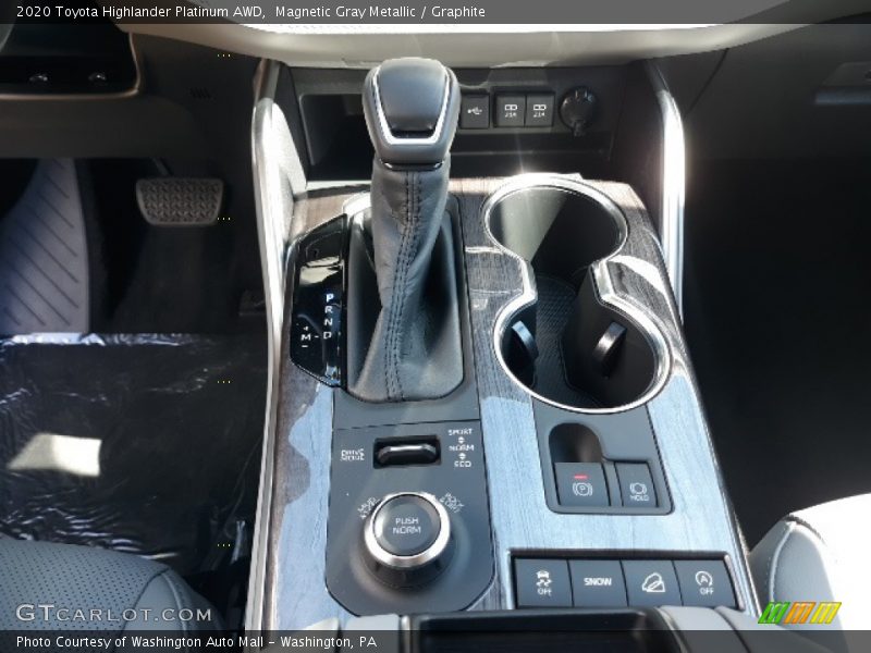 Magnetic Gray Metallic / Graphite 2020 Toyota Highlander Platinum AWD