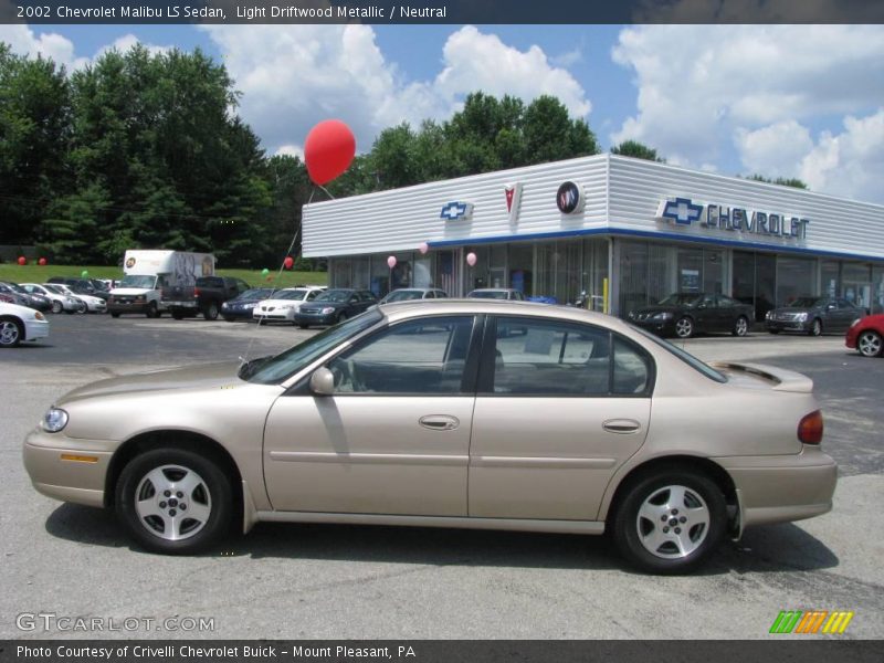 Light Driftwood Metallic / Neutral 2002 Chevrolet Malibu LS Sedan
