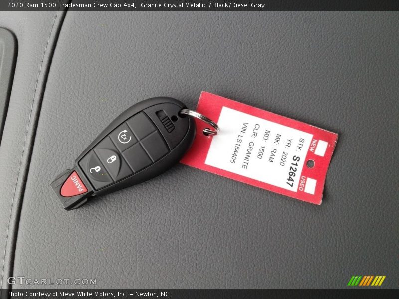 Granite Crystal Metallic / Black/Diesel Gray 2020 Ram 1500 Tradesman Crew Cab 4x4