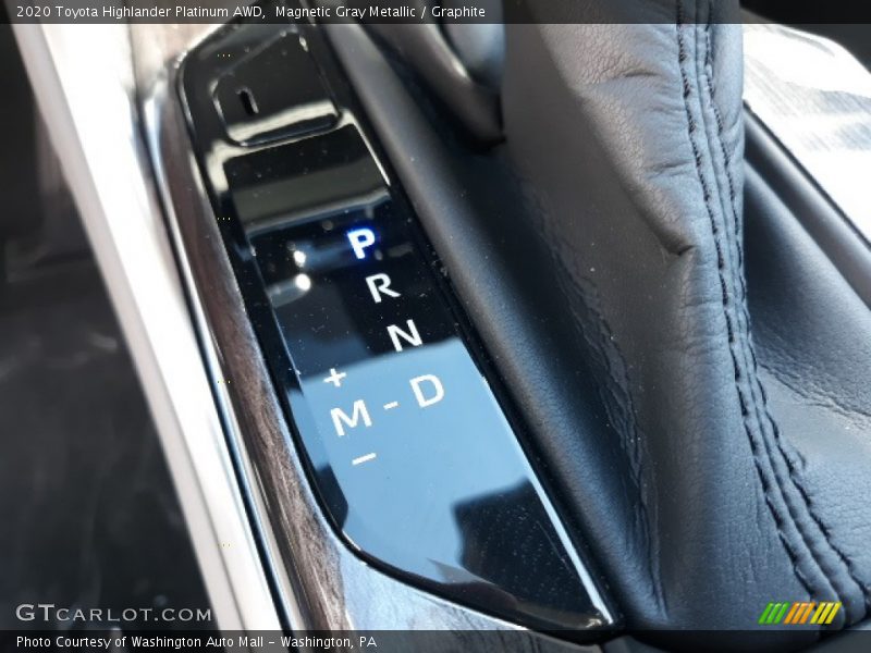 Magnetic Gray Metallic / Graphite 2020 Toyota Highlander Platinum AWD