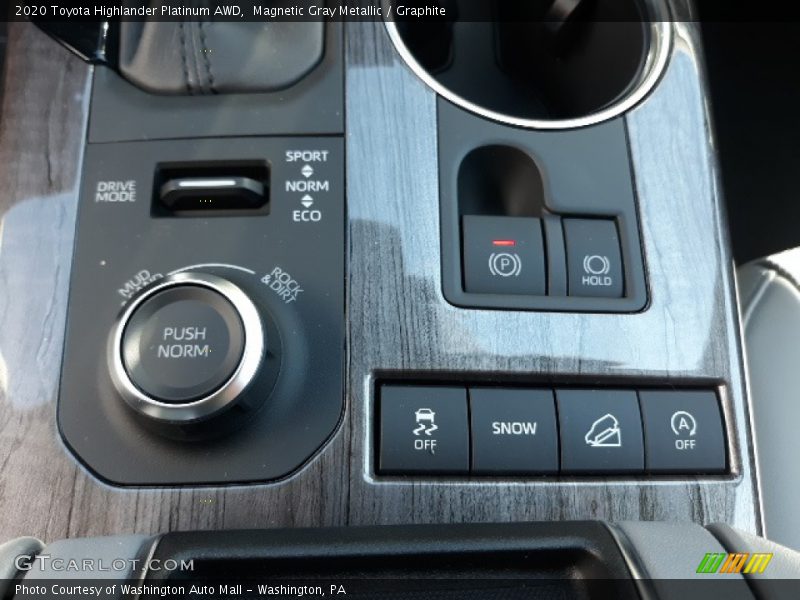 Magnetic Gray Metallic / Graphite 2020 Toyota Highlander Platinum AWD
