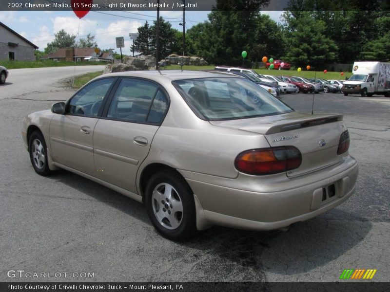 Light Driftwood Metallic / Neutral 2002 Chevrolet Malibu LS Sedan