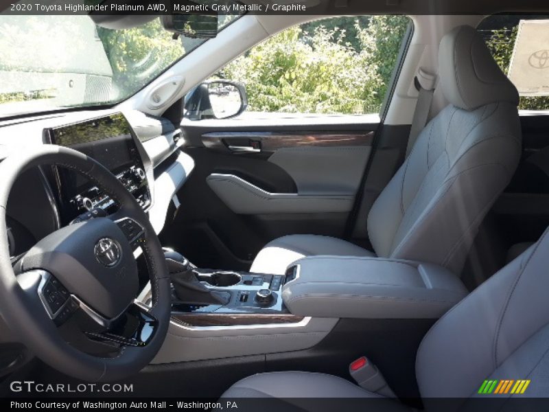 Magnetic Gray Metallic / Graphite 2020 Toyota Highlander Platinum AWD