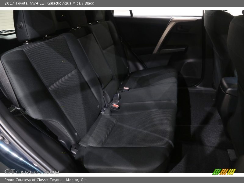 Galactic Aqua Mica / Black 2017 Toyota RAV4 LE