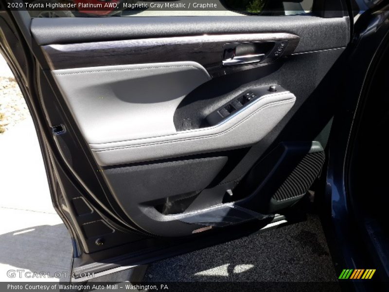 Magnetic Gray Metallic / Graphite 2020 Toyota Highlander Platinum AWD
