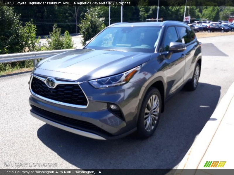 Magnetic Gray Metallic / Graphite 2020 Toyota Highlander Platinum AWD