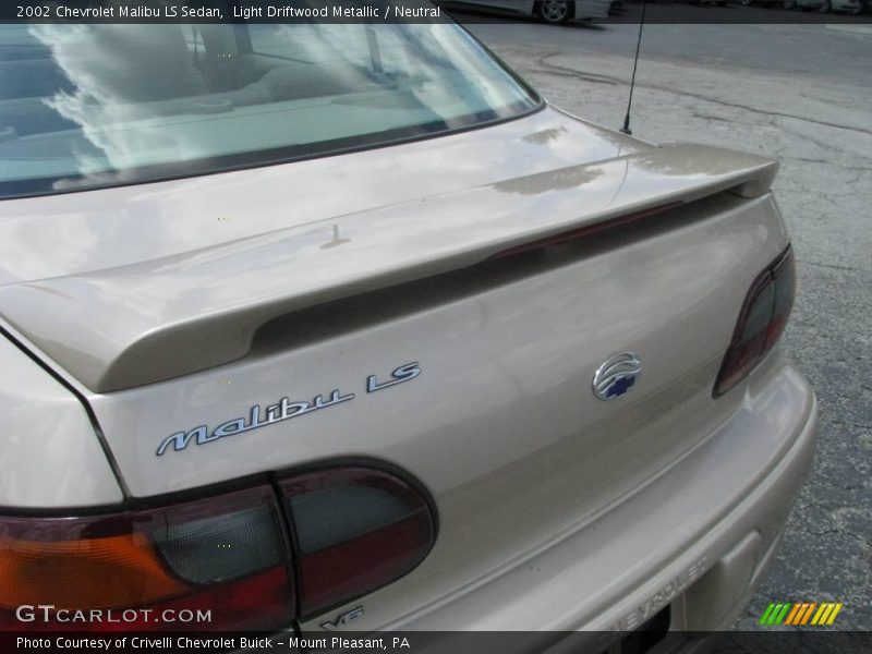 Light Driftwood Metallic / Neutral 2002 Chevrolet Malibu LS Sedan