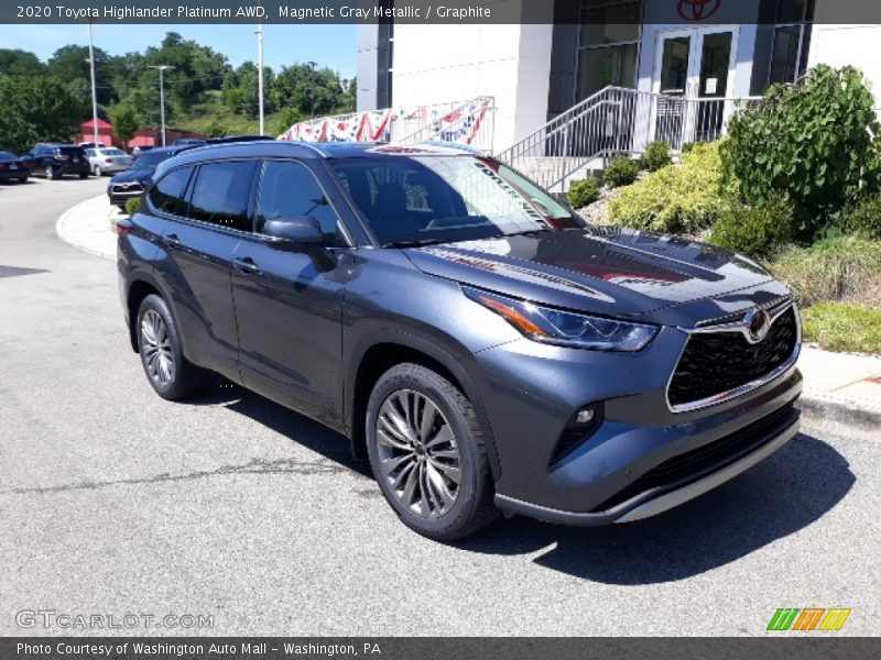 Magnetic Gray Metallic / Graphite 2020 Toyota Highlander Platinum AWD