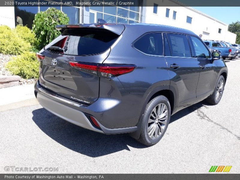 Magnetic Gray Metallic / Graphite 2020 Toyota Highlander Platinum AWD