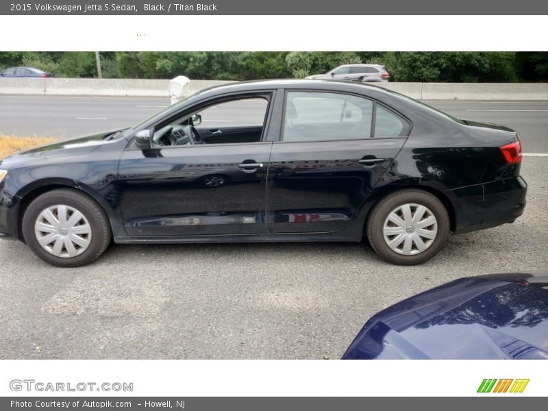 Black / Titan Black 2015 Volkswagen Jetta S Sedan