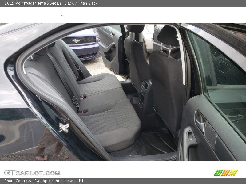 Black / Titan Black 2015 Volkswagen Jetta S Sedan