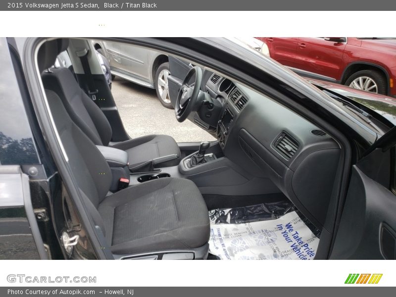 Black / Titan Black 2015 Volkswagen Jetta S Sedan