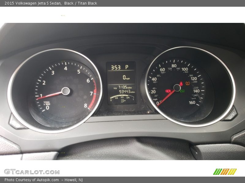 Black / Titan Black 2015 Volkswagen Jetta S Sedan