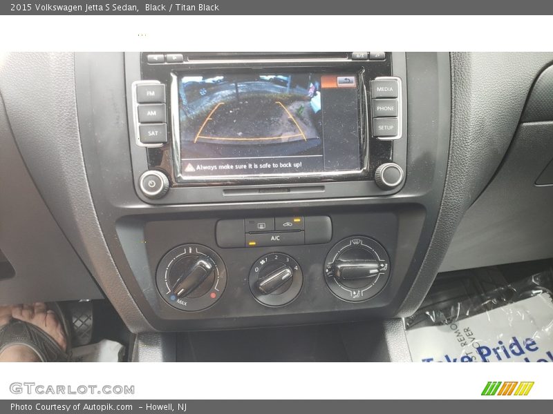 Black / Titan Black 2015 Volkswagen Jetta S Sedan