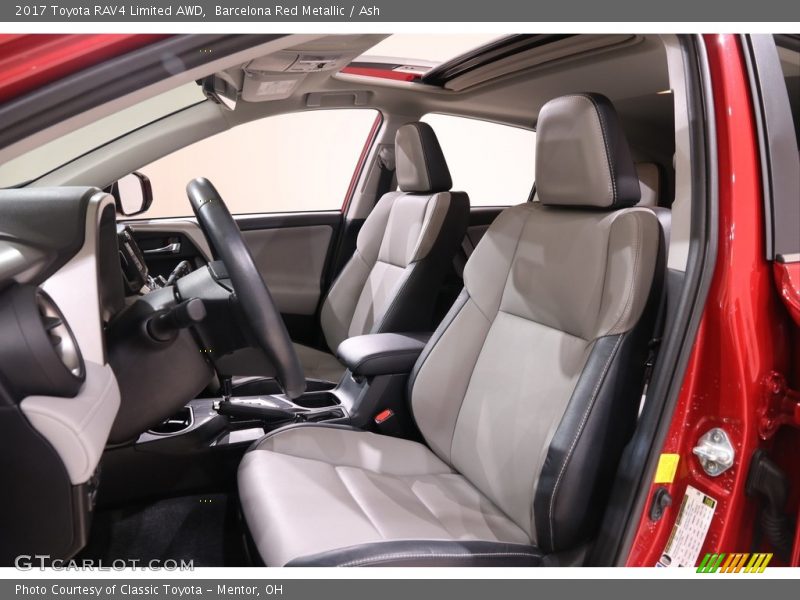 Barcelona Red Metallic / Ash 2017 Toyota RAV4 Limited AWD