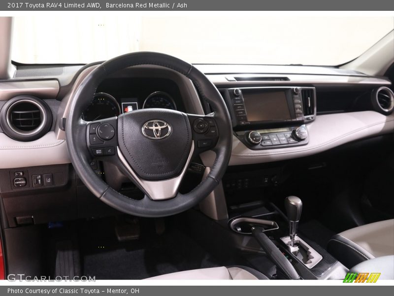 Barcelona Red Metallic / Ash 2017 Toyota RAV4 Limited AWD