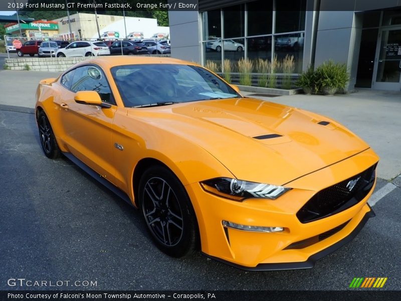  2019 Mustang GT Premium Fastback Orange Fury