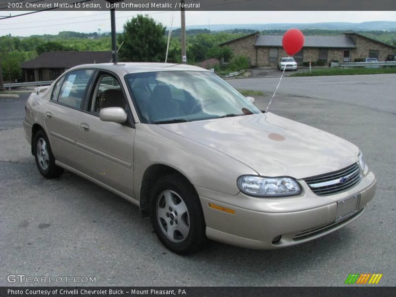 Light Driftwood Metallic / Neutral 2002 Chevrolet Malibu LS Sedan