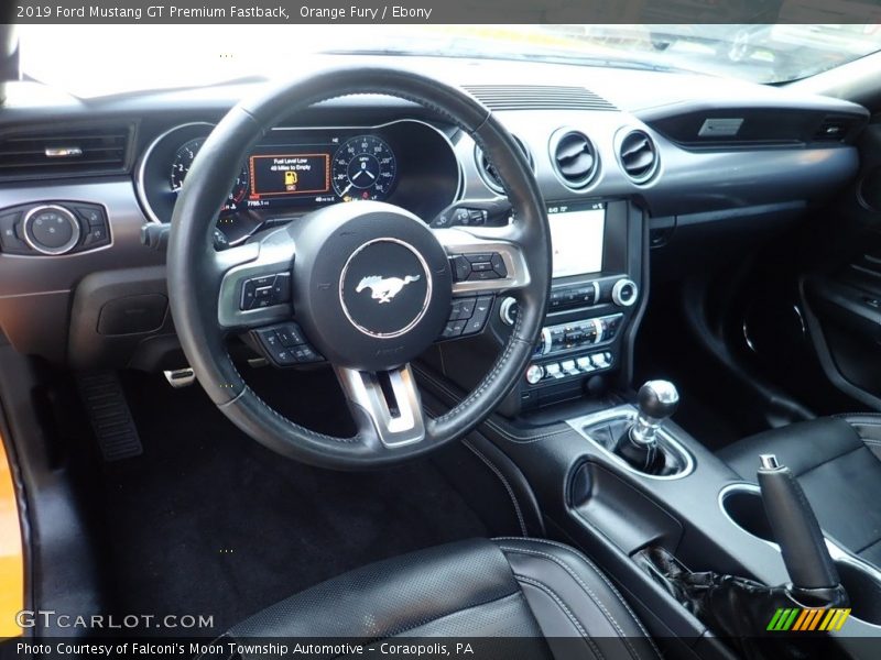 Dashboard of 2019 Mustang GT Premium Fastback