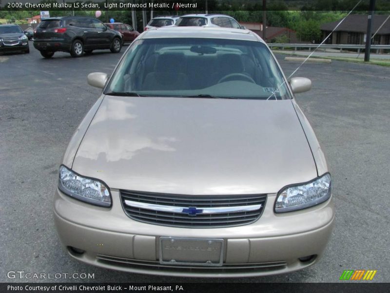 Light Driftwood Metallic / Neutral 2002 Chevrolet Malibu LS Sedan