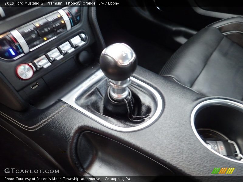  2019 Mustang GT Premium Fastback 6 Speed Manual Shifter