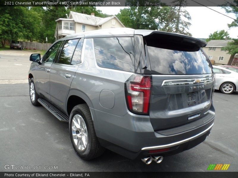 Satin Steel Metallic / Jet Black 2021 Chevrolet Tahoe Premier 4WD