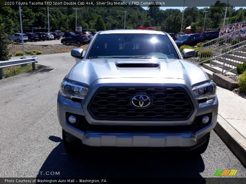 Silver Sky Metallic / TRD Cement/Black 2020 Toyota Tacoma TRD Sport Double Cab 4x4