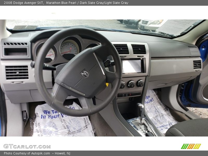 Marathon Blue Pearl / Dark Slate Gray/Light Slate Gray 2008 Dodge Avenger SXT