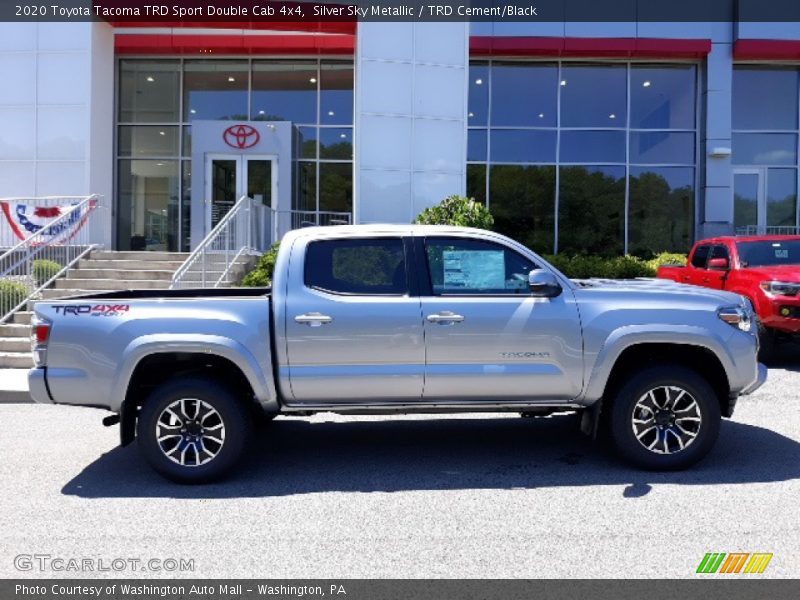  2020 Tacoma TRD Sport Double Cab 4x4 Silver Sky Metallic