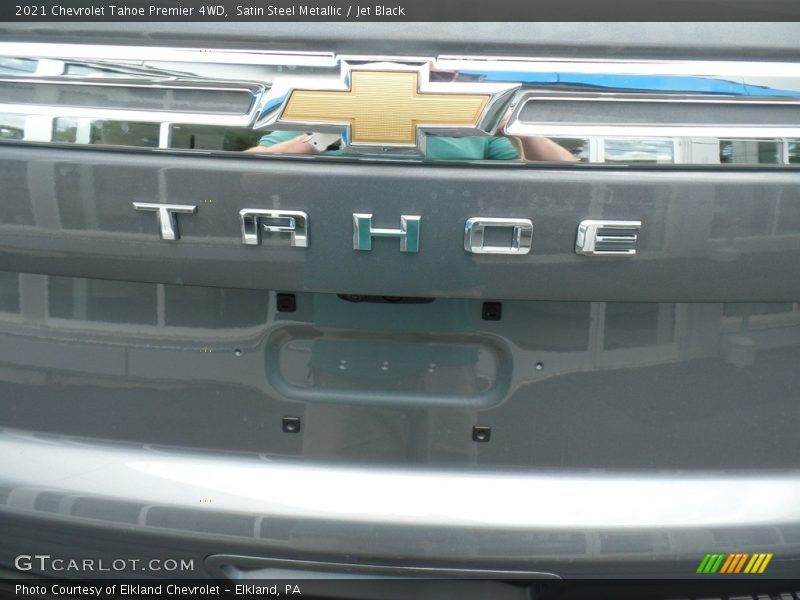 Satin Steel Metallic / Jet Black 2021 Chevrolet Tahoe Premier 4WD
