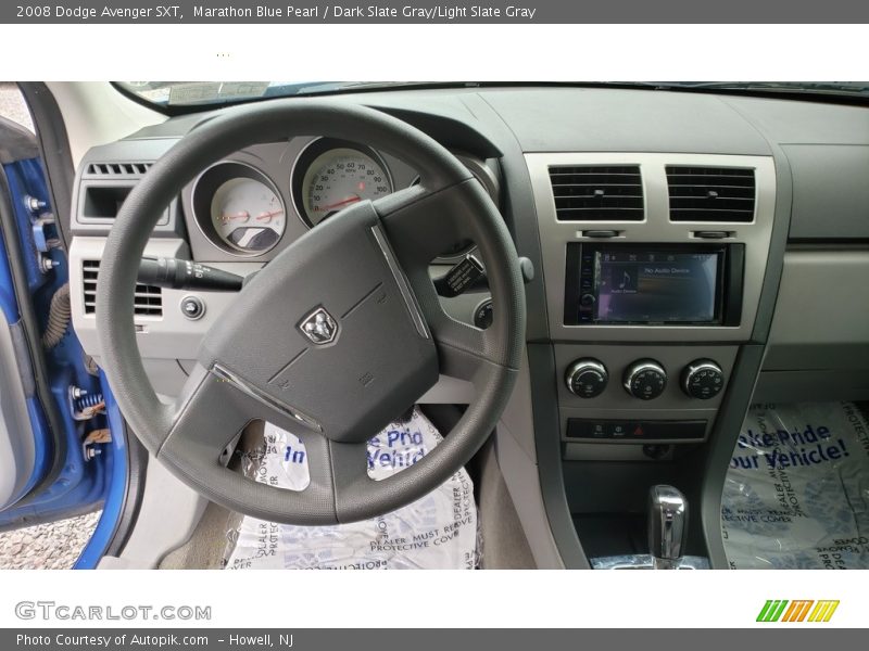 Marathon Blue Pearl / Dark Slate Gray/Light Slate Gray 2008 Dodge Avenger SXT
