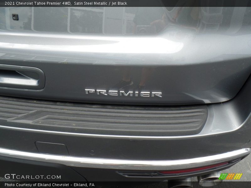 Satin Steel Metallic / Jet Black 2021 Chevrolet Tahoe Premier 4WD