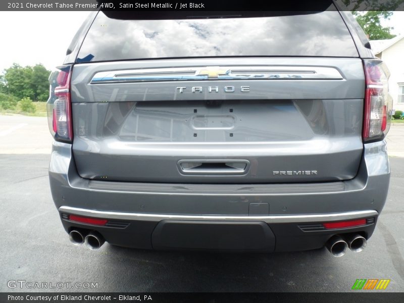 Satin Steel Metallic / Jet Black 2021 Chevrolet Tahoe Premier 4WD