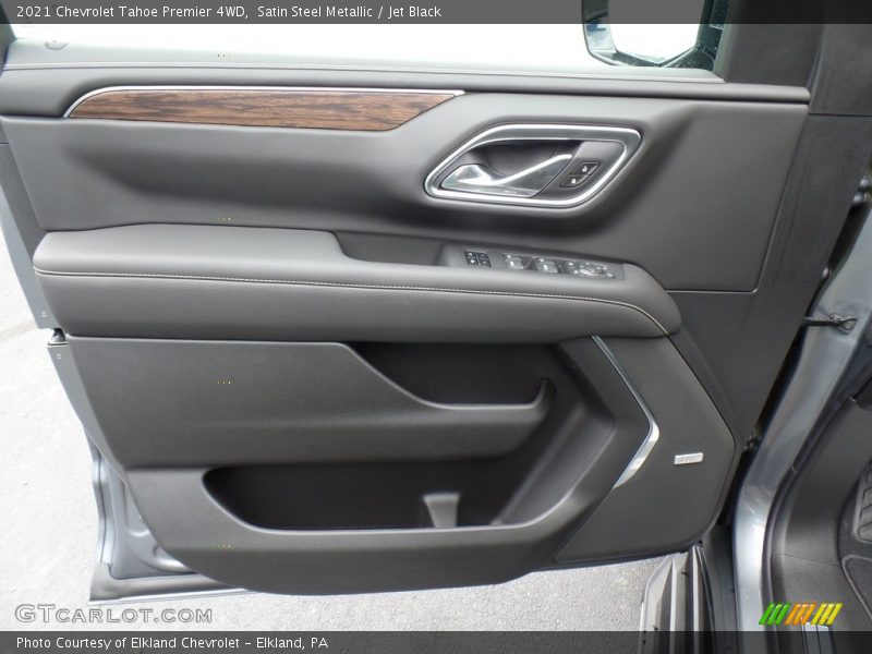 Satin Steel Metallic / Jet Black 2021 Chevrolet Tahoe Premier 4WD