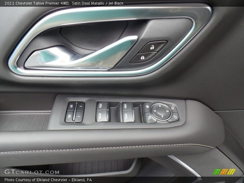 Satin Steel Metallic / Jet Black 2021 Chevrolet Tahoe Premier 4WD