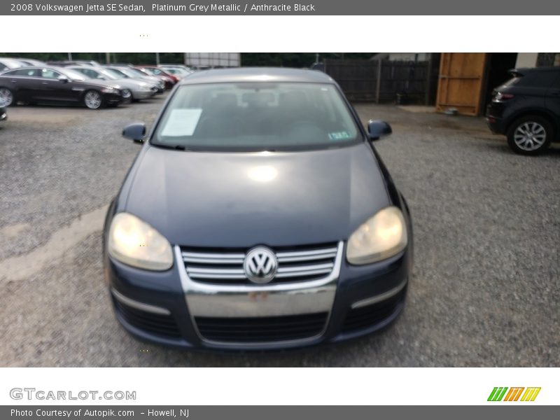 Platinum Grey Metallic / Anthracite Black 2008 Volkswagen Jetta SE Sedan