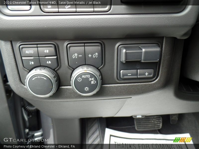 Controls of 2021 Tahoe Premier 4WD