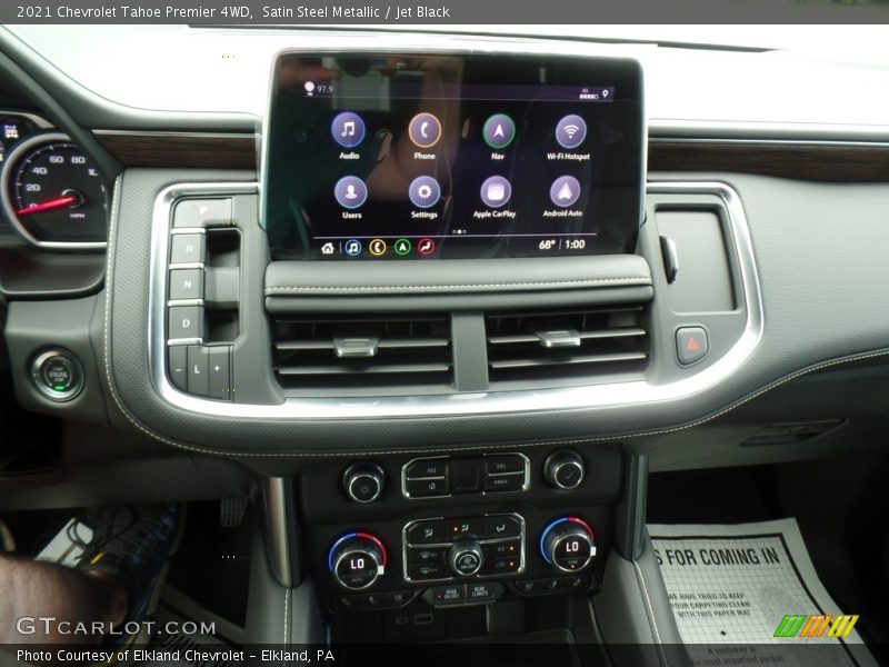 Controls of 2021 Tahoe Premier 4WD