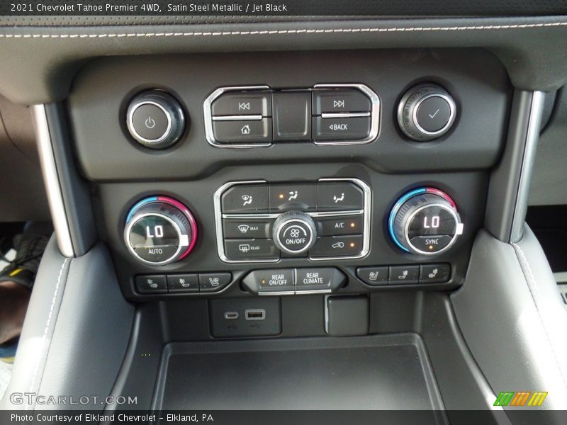 Controls of 2021 Tahoe Premier 4WD